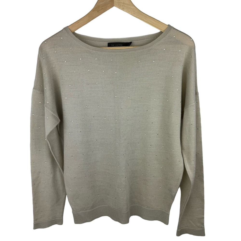 The Limited Rhinestone Detailing sweater. Women's Size S.